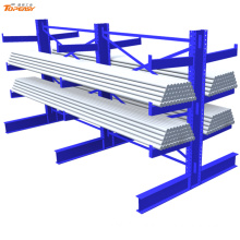 double-side industrial steel structure pipe storage rack